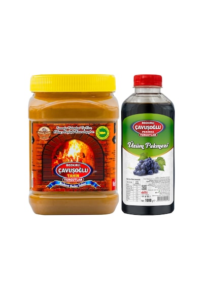 Bozkırlı Çavuşoğlu Tahin Kepekli 930 G + Çavuşoğlu Üzüm Pekmezi 1 KG
