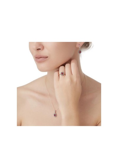 Gülaylar - Altın 14 Ayar Renkli Fantazi Küpe N11.12239