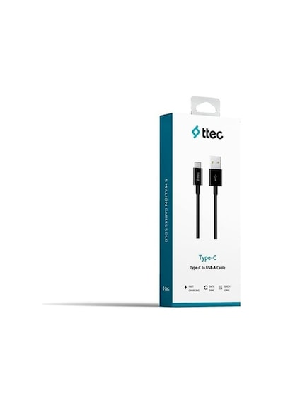 Ttec Type-C Kablo Siyah 1.20Cm - 2Dk12S (434404163)