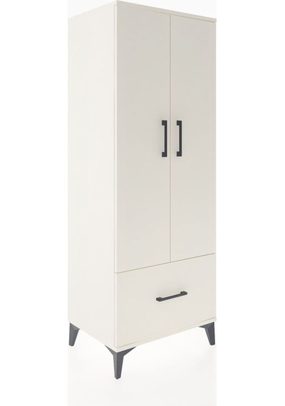 Hyperion Dolap 4 Raflı Tek Çekmeceli 2 Kapaklı 60x44x163 Aytaşı-aytaşı Aytası
