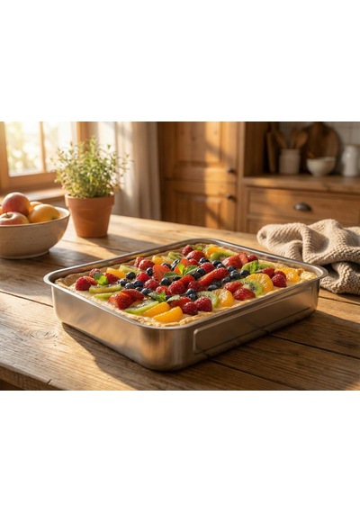 Derin Fırın Tepsisi Yoğurt Mayalama Paslanmaz Çelik Çok Amaçlı Dikdörtgen Metal Tava Saklama Kabı 36,5x26,5x6,5 Cm, 304 18/10 Kalite, Makinede Yıkanabilir, Gıdaya Uygun, Kolay Temizlenebilir Çok Renkli Derin Fırın Tepsisi Yoğurt Mayalama Paslanmaz Çelik Çok Amaçlı Dikdörtgen Metal Tava Saklama Kabı 36,5x26,5x6,5 Cm, 304 18/10 Kalite, Makinede Yıkanabilir, Gıdaya Uygun, Kolay Temizlenebilir Çok Renkli