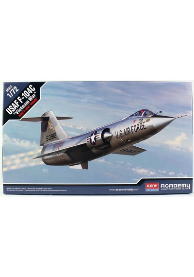 Academy 12576 1/72 Ölçek, Usaf F-104c Vietnam Savaşı Savaş Uçağı, Plastik Model Kiti-55927
