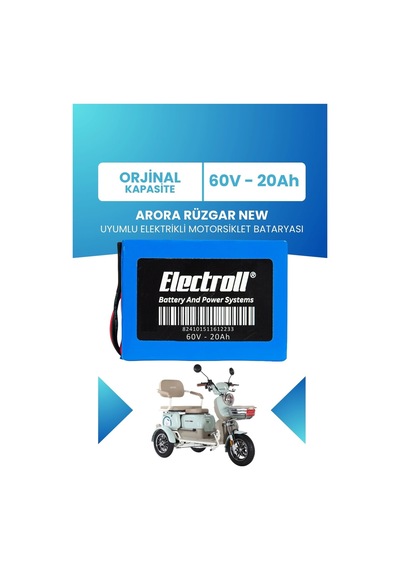 Arora Rüzgar New Uyumlu Batarya Lifepo4 60v 20ah