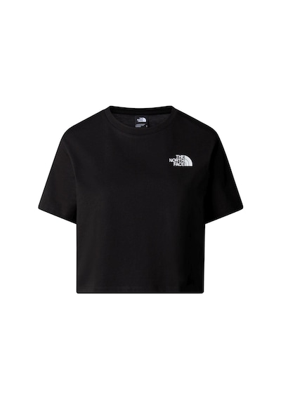 The North Face W Sımple Dome Cropped Slım Tee Kadın T-shirt Nf0a87u4jk31 Siyah
