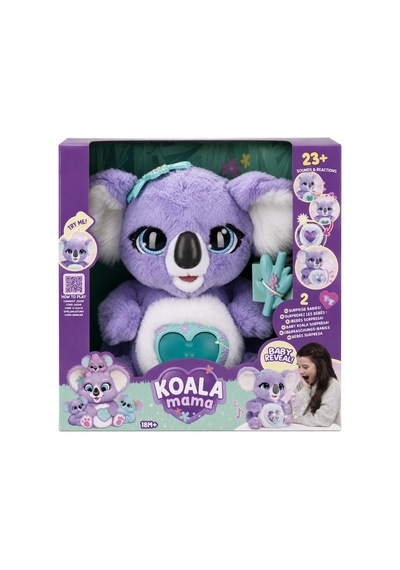 Peluş Koala Mama Fonk.hareketli/sesli Mor