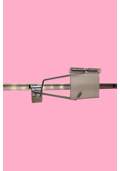 25 Cm -300 Adet Galvaniz Etiketli Kanallı Pano Kancası Raf Askısı Galvaniz