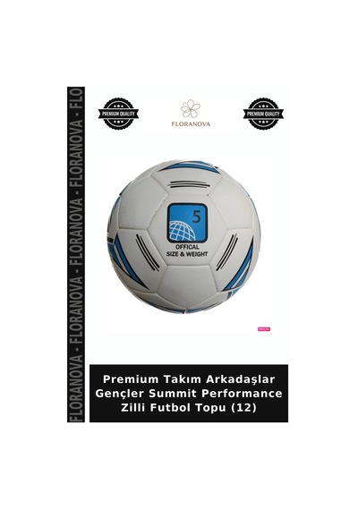 Premium Takım Arkadaşlar Gençler Summit Performance Zilli Futbol Topu 12 Çok Renkli