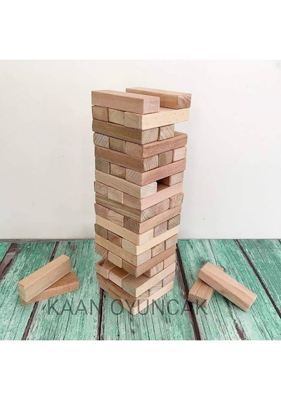 54 Parça Ahşap Denge Oyunu - Jenga