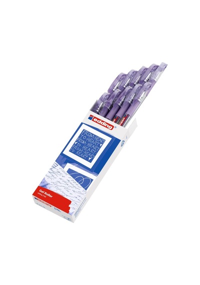 2185 Jel Roller Metalik Mor - 10 Kalem - 0,7 Mm Çok Renkli