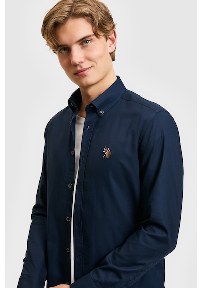U.S. Polo Assn. U.s. Polo Assn. Erkek Lacivert Gömlek Basic 50322161-vr033