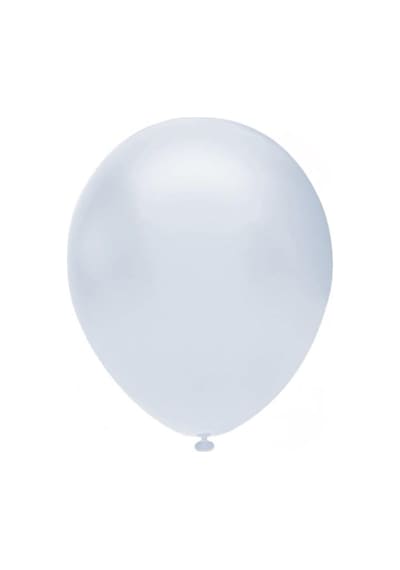 Balon Metalik Beyaz 20 Li