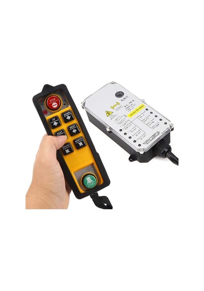 Yayu Yu-6 Kaldıraç Kontrolörü Vinç Radyo Uzaktan Kumanda Tek Saplı, 36v, 800mhz