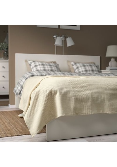 Ikea Indıra Yatak Örtüsü, Natürel, 230x250 Cm Çok renkli