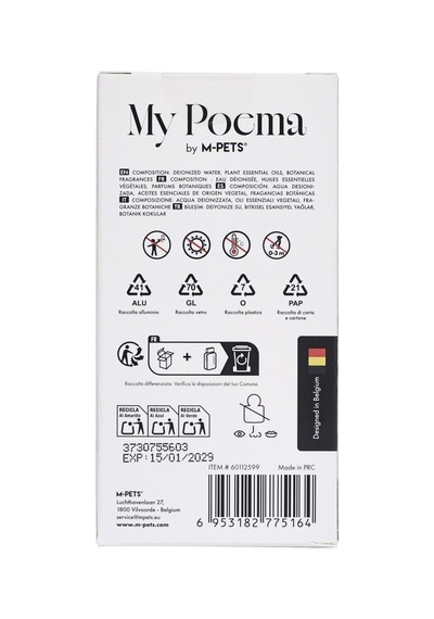 M-pets My Poema White Tea Kedi Ve Köpek Parfümü 50ml