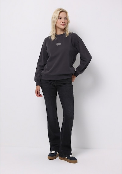 Colin's Colins Regular Fit Yuvarlak Yaka Baskılı Kadın Antrasit Sweatshirt Cl1075943 Q1.v2 Ant Antrasit
