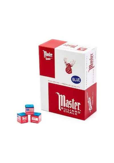 Master 144'lü Mavi Bilardo Tebeşiri