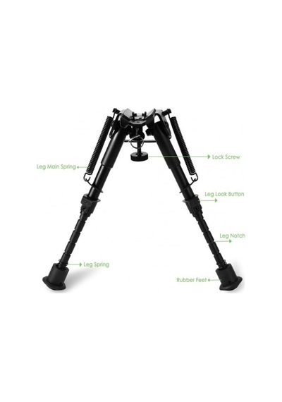 Üstün Metal Alaşım Bipod  Çatalayak Çok Renkli