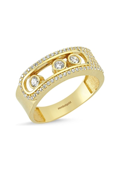 Özel Tasarım Altın Yüzük 14K Gold Tria 416290741