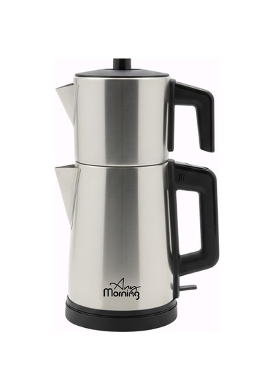 Oz26cm10 2in1 Paslanmaz Çelik Çay Makinesi Ve Su Isıtıcı 1800 Watt Inox 2,5 Litre Diğer