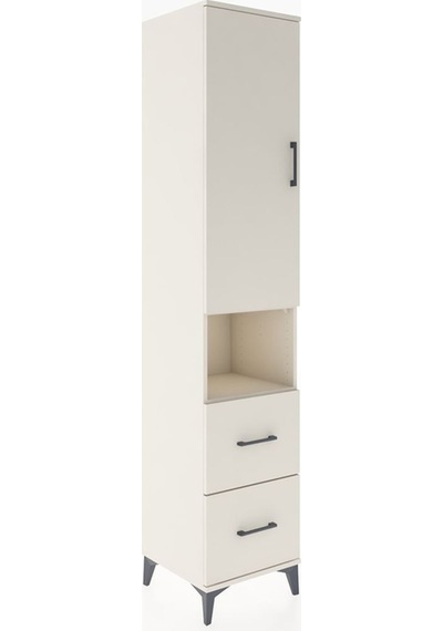 Hyperion Dolap 4 Raflı 2 Çekmeceli Tek Kapaklı 44x44x221 Ayta... Aytaşı