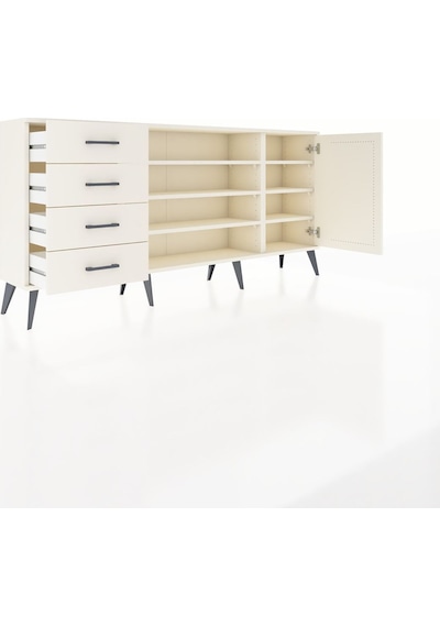 Arges Konsol 6 Raflı 4 Çekmeceli Tek Kapaklı 176x30x83 Aytaşı-aytaşı/aytaşı Aytaşı/aytaşı Arges Konsol 6 Raflı 4 Çekmeceli Tek Kapaklı 176x30x83 Aytaşı-aytaşı/aytaşı Aytaşı/aytaşı