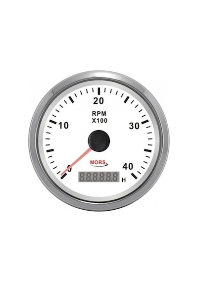 Devir Göstergesi Ve Motor Saati 4000rpm Beyaz