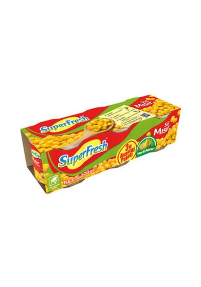 Süperfresh Mısır 3'lü 220gr.s