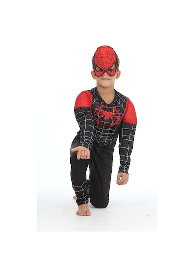 Lolliboomkids Yeni Sezon Sevilen Karakter Örümcek Adam / Spiderman Kaslı Kostüm
