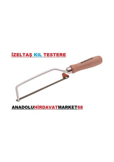 Izeltaş Kil Testere Kolu Ağaç Sapli 150 Mm Kil Testere