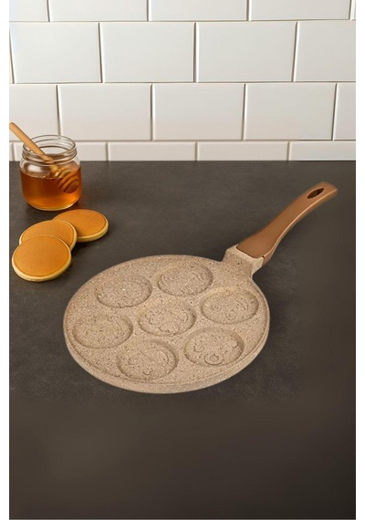 Döküm Pancake Tavası - Kahverengi