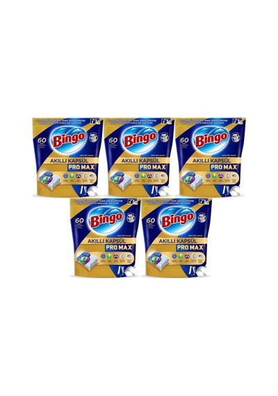 Bingo Akıllı Kapsül Pro Max Bulaşık Makinesi Deterjanı 300 Adet