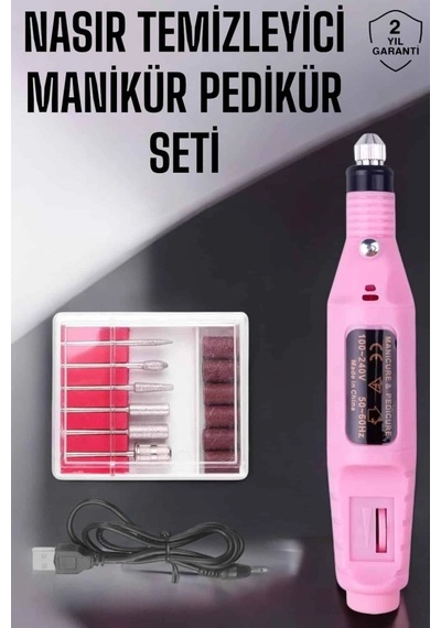 Protez Tırnak Manikür Ve Pedikür Seti Elektrikli 90221729