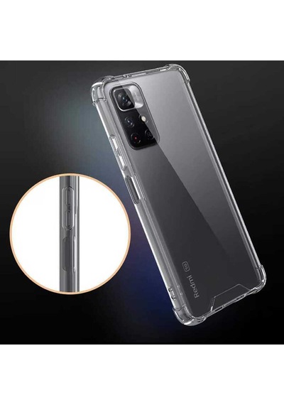 Xiaomi Poco M4 Pro 5g Kılıf Zore Nitro Anti Shock Silikon Renksiz