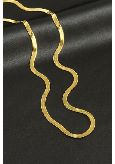 Ilkeshop İtalyan Zincir Çelik Kolye 60 Cm-sarı Çok renkli