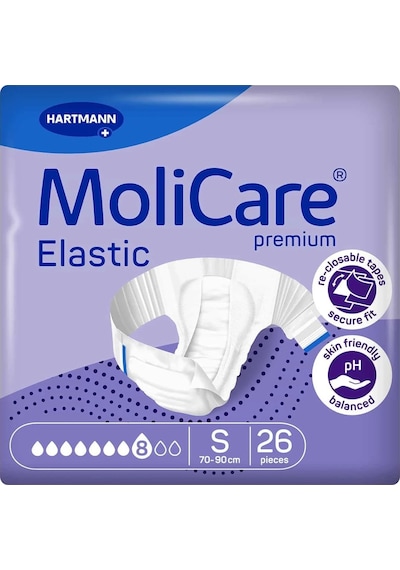 Molicare 8 Damla Belbantlı Hasta Bezi Small 26 Adet-3 Paket S