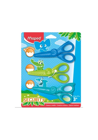 Maped Kidicraft Güvenlikli Makas 12cm 3lü 981727
