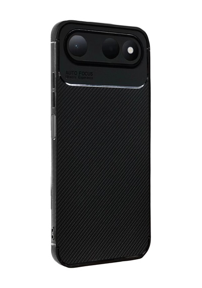 Tecno Spark 50 5g Uyumlu Auto Focus Karbon Kapak - Siyah Çok Renkli