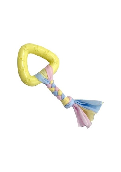 Eurodog&Eurocat 19 CM Kauçuk Üçgen Köpek Diş Kaşıma Oyuncağı