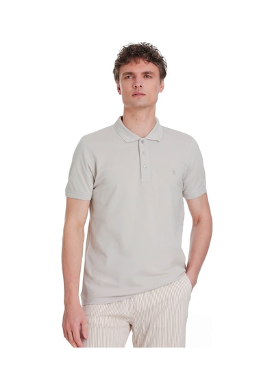 Hatemoğlu Taş Regular Fit 100% Pamuk Polo Yaka Tişört 1991432 Taş-01