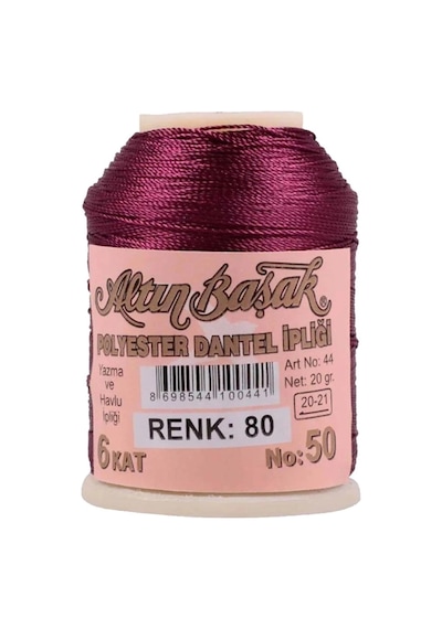 Hubrendy Tedarik 3 Adet Altınbaşak Oya Ve Dantel İpi 20 Gr - Royaleks - No: 080