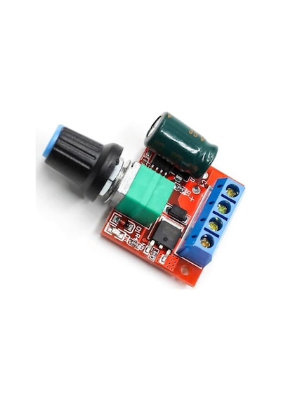 5a 35v Mini Dc Motor Pwm Potlu Hız Kontrol Devresi 90 Watt Açma Kapama Butonlu Ayarlanabilir Vo