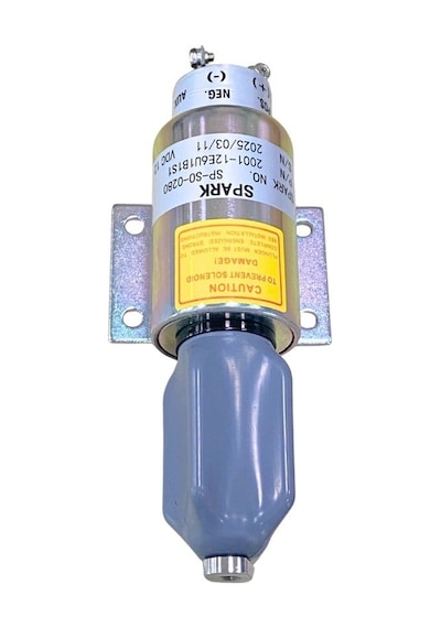 12v Stop Selenoidi Ayaklı Platinli Cummıns Motor-woodward