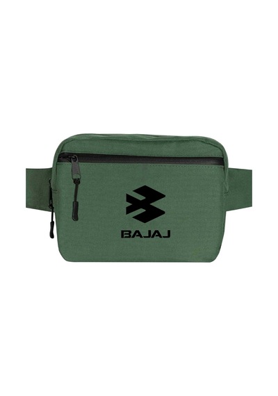 Bajaj Black Logo Yeşil Bel Çantası