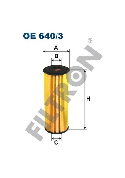 YAG FILTRESI SPRINTER/VITO W202/W210/SSANGYONG 93-02 M111-104 FILTRON OE640/3 OEM