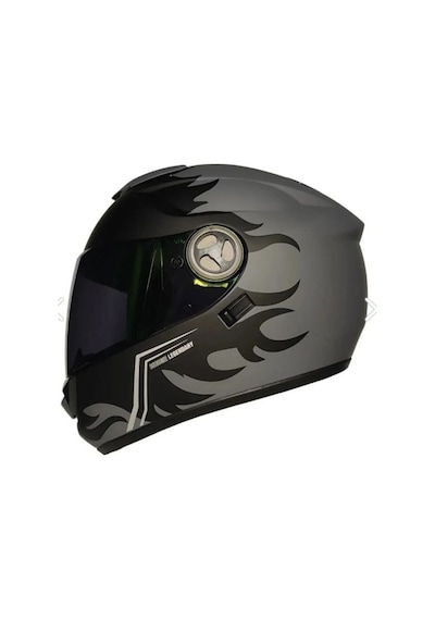 Motoanl Ce Onaylı Full Face Abs Materıal Güneş Vizörlü Kask Fr 913 Sılver Gri
