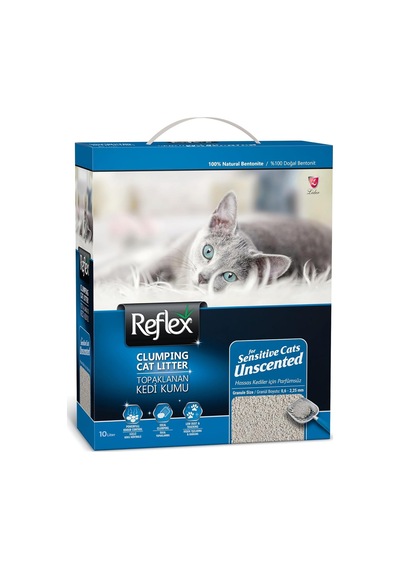 Hassas Kediler İçin Parfümsüz Topaklanan Kedi Kumu 10 Lt