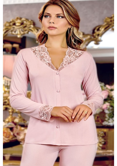 Jeremi 125 Çeyizlik Penye 6'lı Set-pudra Pudra