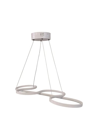Dmr Sarkıt Yılan Led Avize Beyaz Kasa 45w Üç Renk 6500k/4000k/3000k Beyaz /sarı/ılık Beyaz Günışığ Çok Renkli