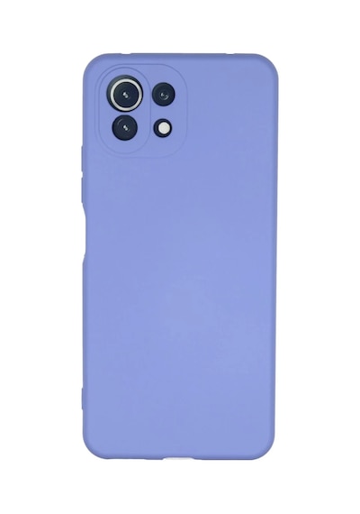 Xiaomi Mi 11 Lite Uyumlu Kılıf Nano İçi Kadife Silikon - Lila