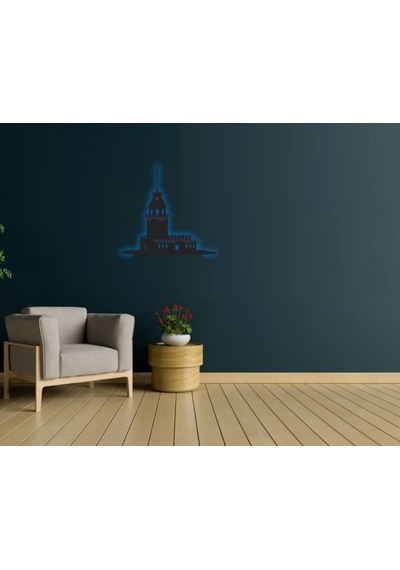 Led Aydınlatmalı İstanbul Kız Kulesi Silueti